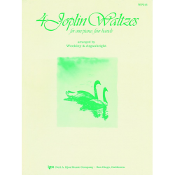 4 Joplin Waltzes für Klavier zu 4 Händen - Scott Joplin / Arr. Dallas Weekley