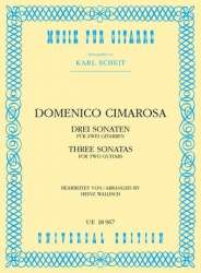 3 Sonaten : für 2 Gitarren - Domenico Cimarosa