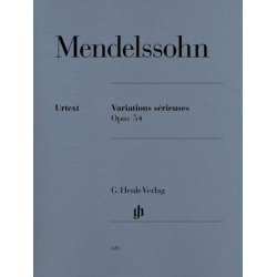 17 Variations sérieuses op.54 : - Felix Mendelssohn-Bartholdy