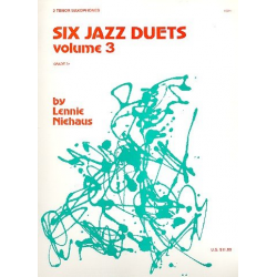 6 Jazz duets vol.3 : for 2 tenor saxophones - Lennie Niehaus