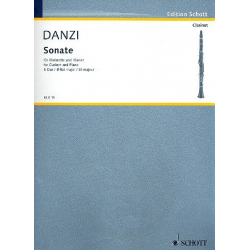 Sonate B-Dur für Klarinette und Klavier - Franz Danzi