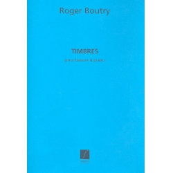 Timbres : pour basson et piano - Roger Boutry