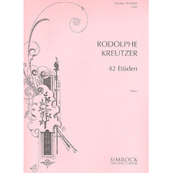 42 Etüden : für Violine - Rodolphe Kreutzer