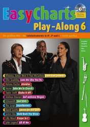 Easy Charts Play-Along Band 6 - Spielbuch mit CD - Uwe Bye