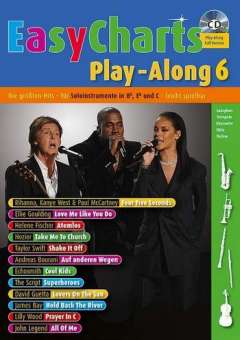 Easy Charts Play-Along Band 6 - Spielbuch mit CD