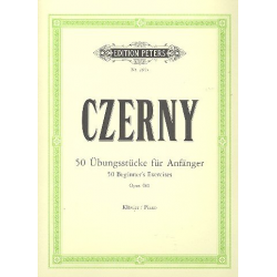 50 Übungsstücke für Anfänger - Carl Czerny