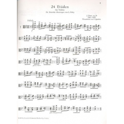 24 Etüden für Violine : für - Jacob Dont