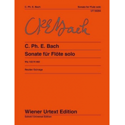 Sonate Wq132 (H562) : für Flöte solo - Carl Philipp Emanuel Bach
