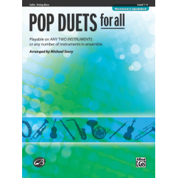 Pop Duets For All/Cello/Bss (Rev)