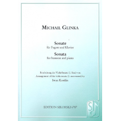 Sonate : für Fagott und Klavier - Mikhail Glinka