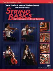 String Basics Band 1 (+DVD-ROM) english - Klavier Begleitung / Piano Accompaniment - Terry Shade