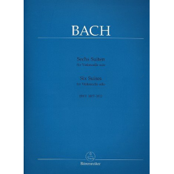 6 Suiten BWV1007-1012 - Johann Sebastian Bach / Arr. August Wenzinger