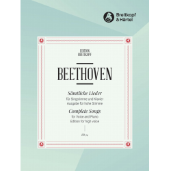 Sämtliche Lieder - Ludwig van Beethoven