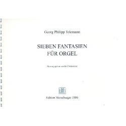 7 Fantasien : für Orgel - Georg Philipp Telemann