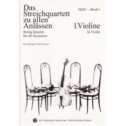 Das Streichquartett zu allen Anlässen Band 1 - Violine 1 -Alfred Pfortner