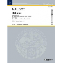 Babioles op.10 Band 1 : - Jacques Christophe Naudot