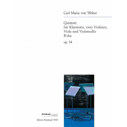 Quintett B-Dur op.34 : für - Carl Maria von Weber