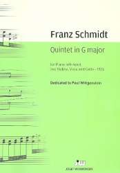 Quintett G-Dur : für 2 Violinen, Viola, Violoncello, - Franz Schmidt
