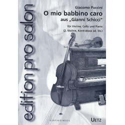 O mio babbino caro : für Klaviertrio - Giacomo Puccini