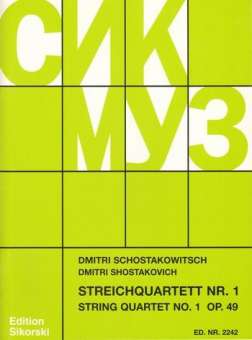 Streichquartett Nr.1 op.49