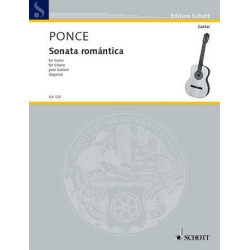 Sonata romantica : für Gitarre - Manuel Ponce