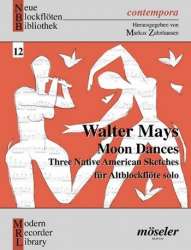 Moon dances für Altblockflöte solo - Walter Mays