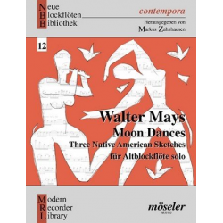 Moon dances für Altblockflöte solo - Walter Mays