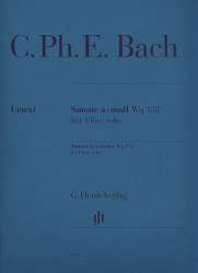 Sonate a-Moll Wq132 : für Flöte - Carl Philipp Emanuel Bach