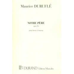 Notre pèere op.14 : - Maurice Duruflé