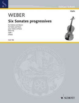 6 Sonates progressives WeVP6 Band 1 (Nr.1-3) :