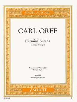 Carmina Burana : Auszüge für Klavier