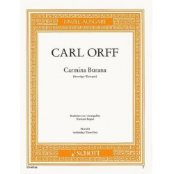 Carmina Burana : Auszüge für Klavier - Carl Orff / Arr. Hermann Regner