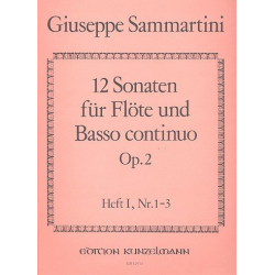 12 Sonaten op.2 Band 1 (Nr.1-3) : - Giuseppe Sammartini