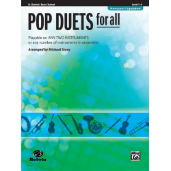 Pop Duets For All/Bb Cl,Bs Cl (Rev)