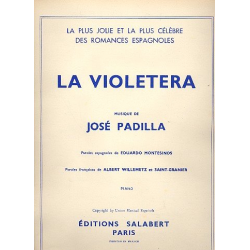La violetera : für Klavier - José Padilla