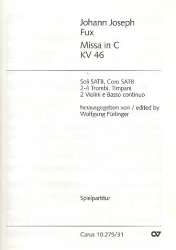 Missa C-Dur KV46 : für Soli (SATB), - Johann Joseph Fux