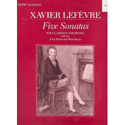 5 Sonatas  from Methode de - Jean Xavier Lefèvre