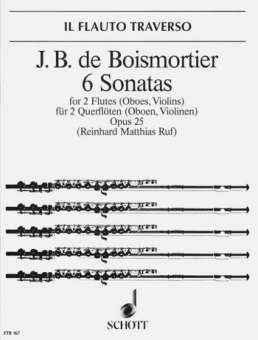 6 Sonaten op.25 : für 2 Flöten