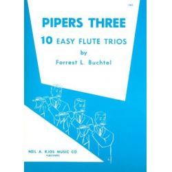 Pipers Three - 10 easy flute trios - Forrest L. Buchtel