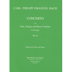 Konzert D-Dur WQ13 für - Carl Philipp Emanuel Bach / Arr. Ulrich Leisinger