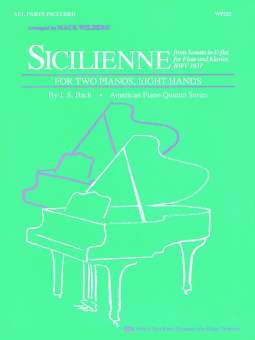 Sicilienne aus BWV1031 für 2 Klaviere 8 Hände