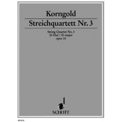 Streichquartett D-Dur op.34 : - Erich Wolfgang Korngold