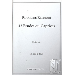 42 Etudes ou Caprices : - Rodolphe Kreutzer