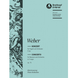 Konzert F-Dur op.75 für Fagott - Carl Maria von Weber / Arr. Ulrich Haverkampf