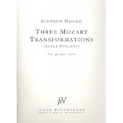 3 Mozart Transformations : for piano - Steve Houghton