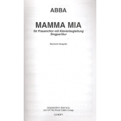 Mamma Mia : für Frauenchor und Klavier - Benny Andersson