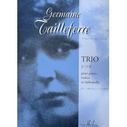 Trio : pour piano, violon et - Germaine Tailleferre
