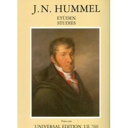 Ausgewählte Etüden op.125 : - Johann Nepomuk Hummel