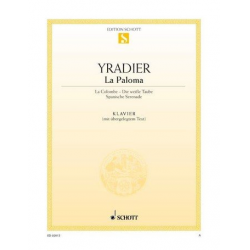 La Paloma : für Klavier mit - Sebastian Yradier