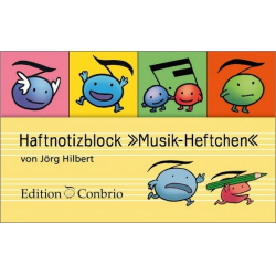 Haftnotizblock Musik-Heftchen - Jörg Hilbert